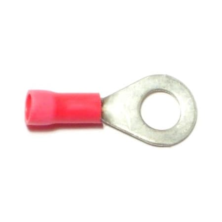 Midwest Fastener Ring Terminal, 18 AWG, Plastic Insulated, 20 PK 60841